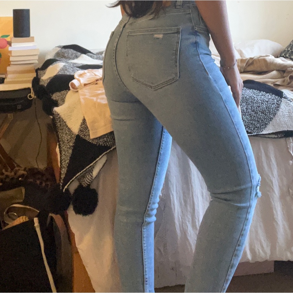 💜SOLD💜 Bershka super high waist skinny jeans